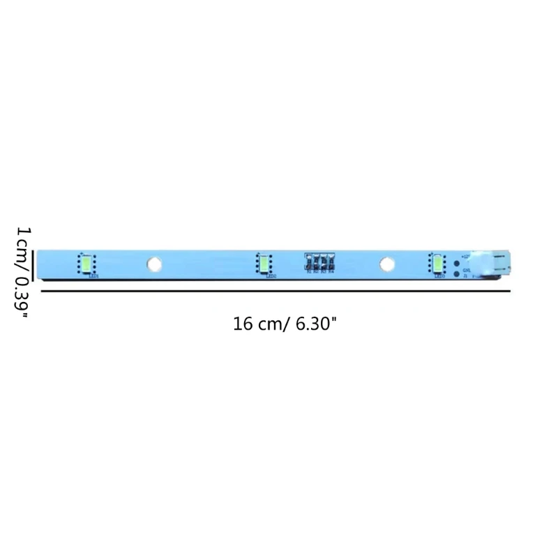 LED Light Bar Strip & Cover for RONGSHENG/HISENSE Refrigerator LED Light E349766 MDDZ-162A 1629348 DC12V 2W