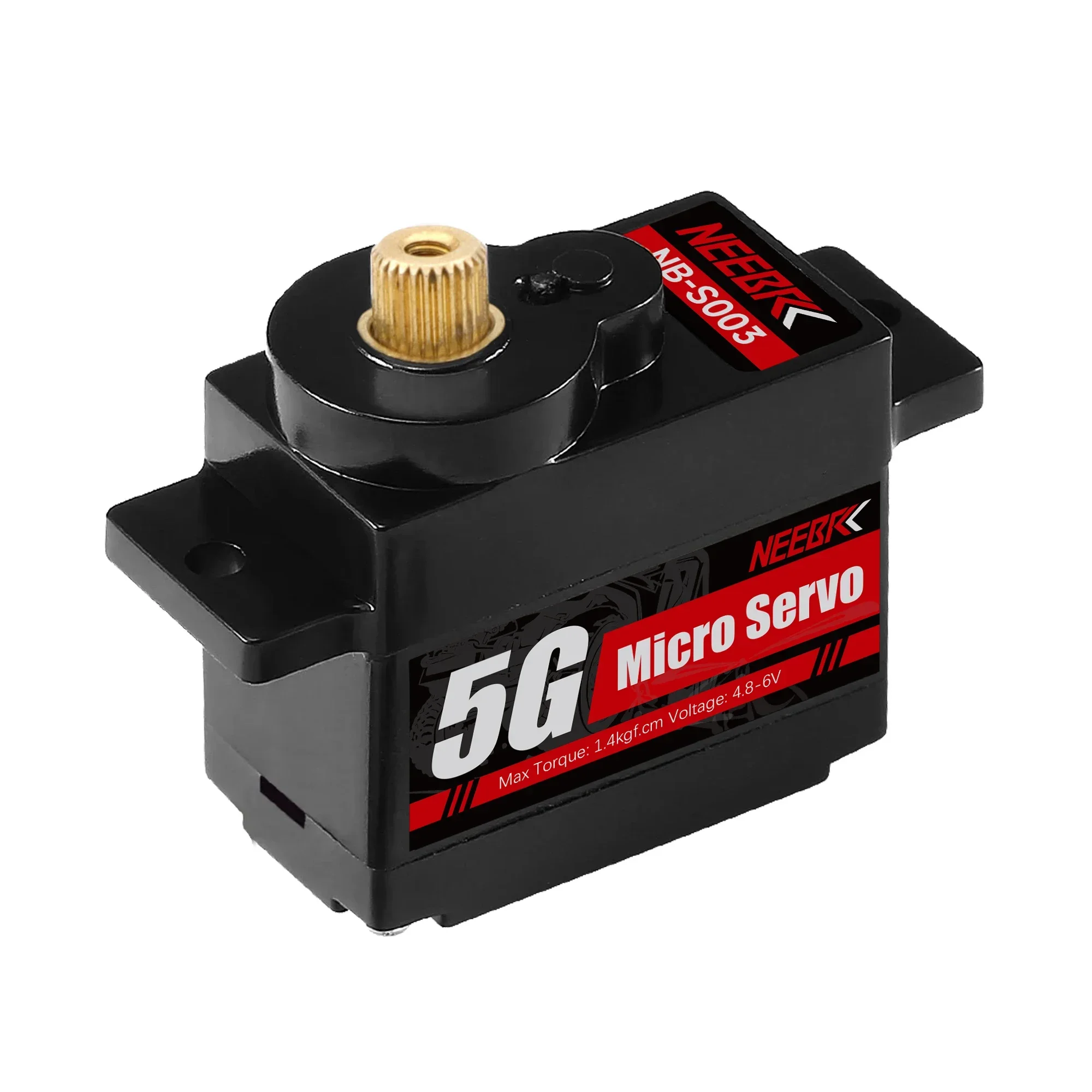 NEEBRC 5G Mini Servo Plastic / Metal Gear Waterproof Coreless for RC Car Truck Boat Fixed Wing Robot Toys Accessories WLtoys