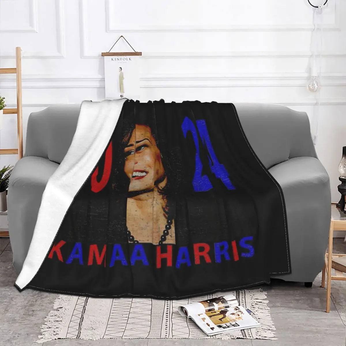 Kamala Harris Four Seasons Universal Blanket Movie Theater Can Be Covered Halloween Gifts