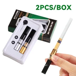 2023 New 2 Pcs/Box Cigarette Holder Filter Reduce Tar Cleanable And Reusable Recycling Mouthpiece Smoking Accessories