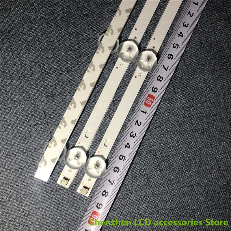 สำหรับ LED32B3060C RH-D32071235-334AS-M 59ซม.7LED 6V 32นิ้วใช้อลูมิเนียม100% ใหม่ LCD TV Backlight บาร์