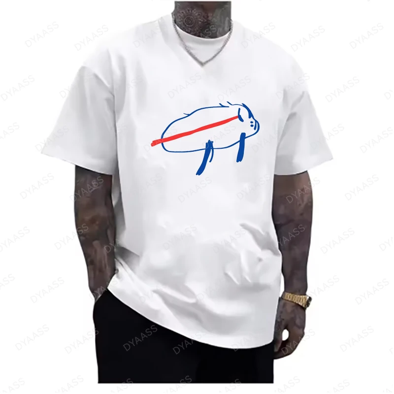 تي شيرت جوش ألين بافالو بيل البطاطس كاجوال كاواي بأكمام قصيرة مريح هاراجوكو لكل من الرجال والنساء #1