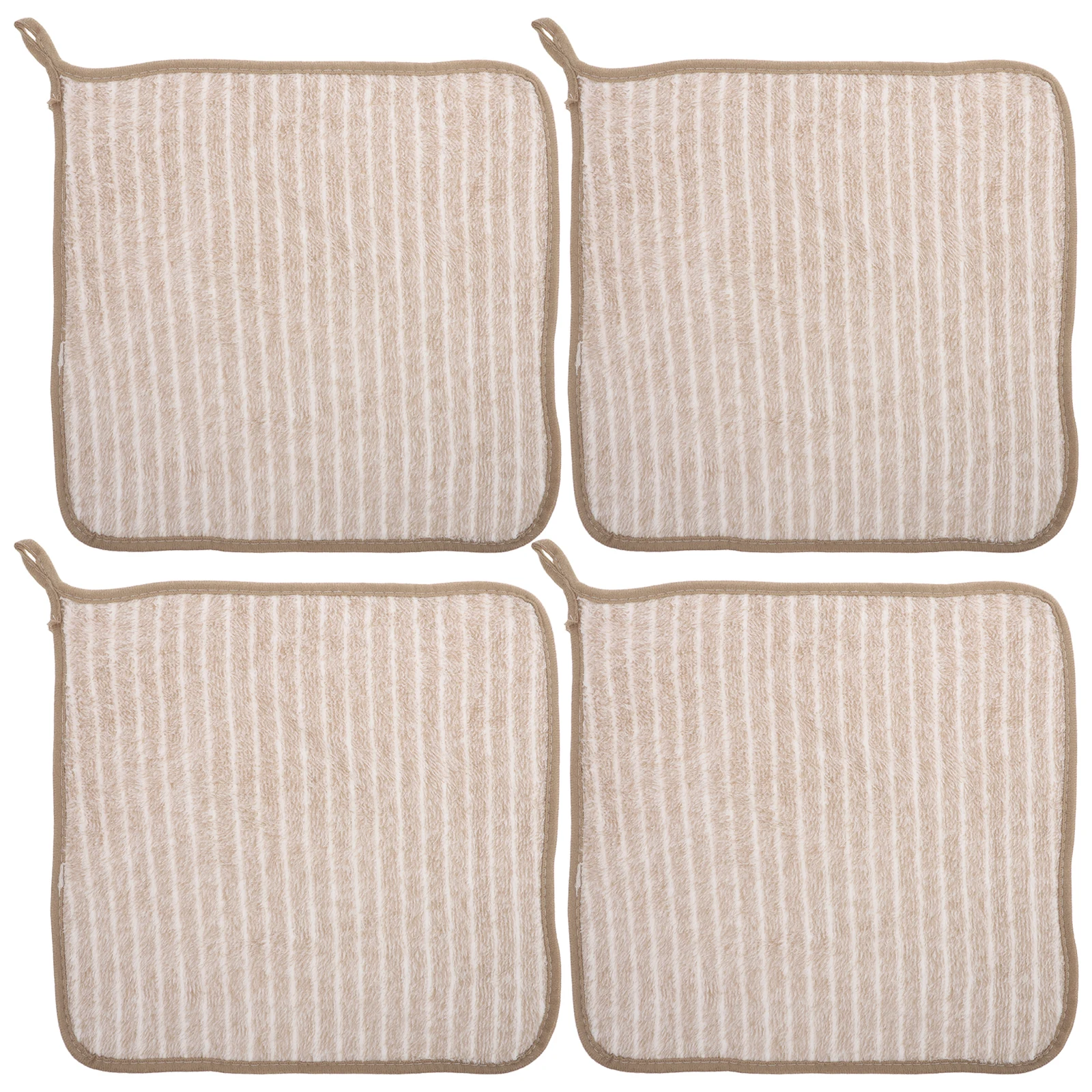 

10pcs Kitchen Cleaning Cloths Absorbent Reusable Dish Towels 30cm Coffee Easy Clean Super Soft Non Slip Oil Resistant Washable