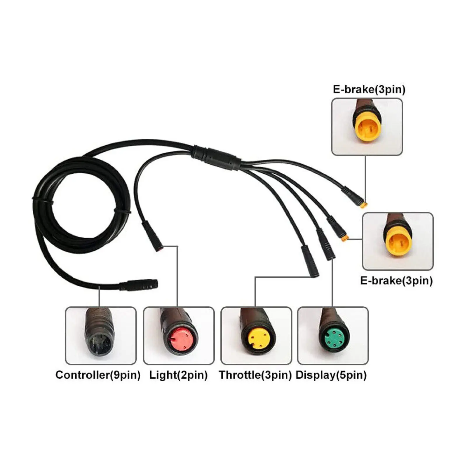 Ebike Waterproof Integration Cable for KT Controller