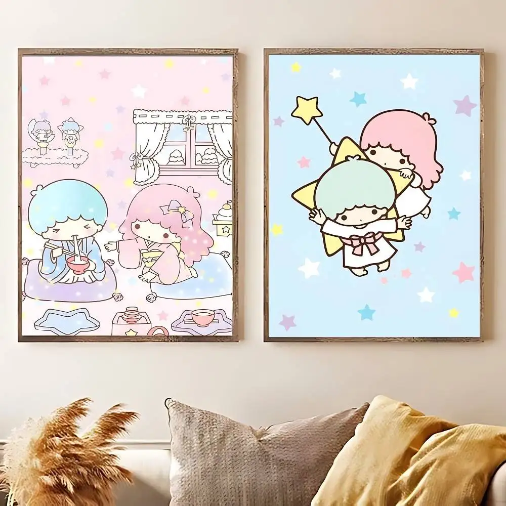 G-Gemini Twin Stars, высококачественный постер с принтом, водостойкие настенные художественные постеры с фильмами для гостиной, спальни, ретро-декор комнаты, подарок