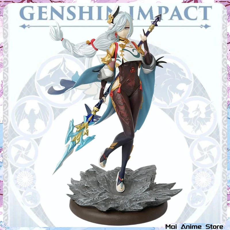 

Genshin Shenhe Anime Figure Girl Aciton Figures Genshin Impact Figurine Shenhe Collections PVC Model House Decoration Toys Gifts