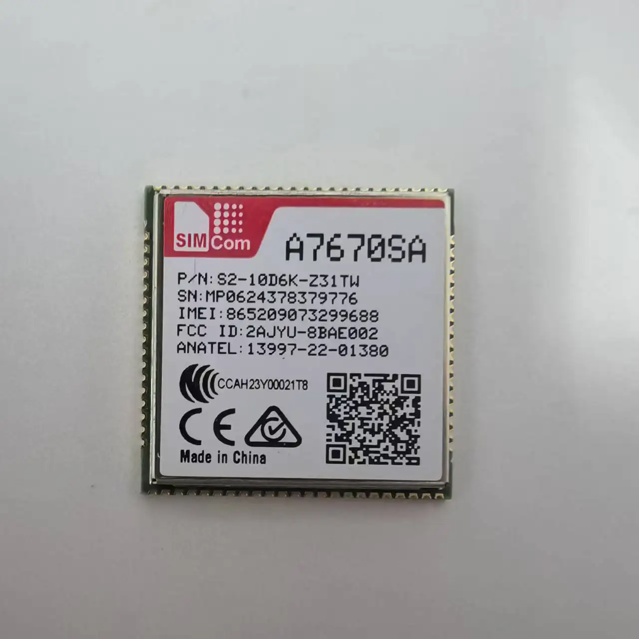 SIMCOM A7670SA GSM GPRS LTE модуль A7670SA-LASE A7670SA-FASE A7670SA-LASC