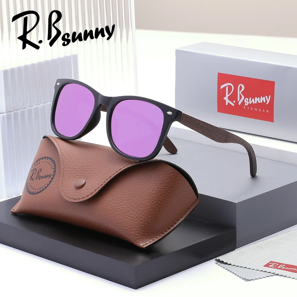 ファッション木製サングラス男性フルフレームヴィンテージドライビンググラス偏光-uv400-カジュアル眼鏡