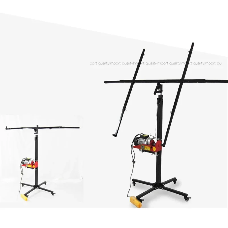 Electric gypsum board lifter woodworking ceiling lifter ceiling board decoration tool foldable and portable