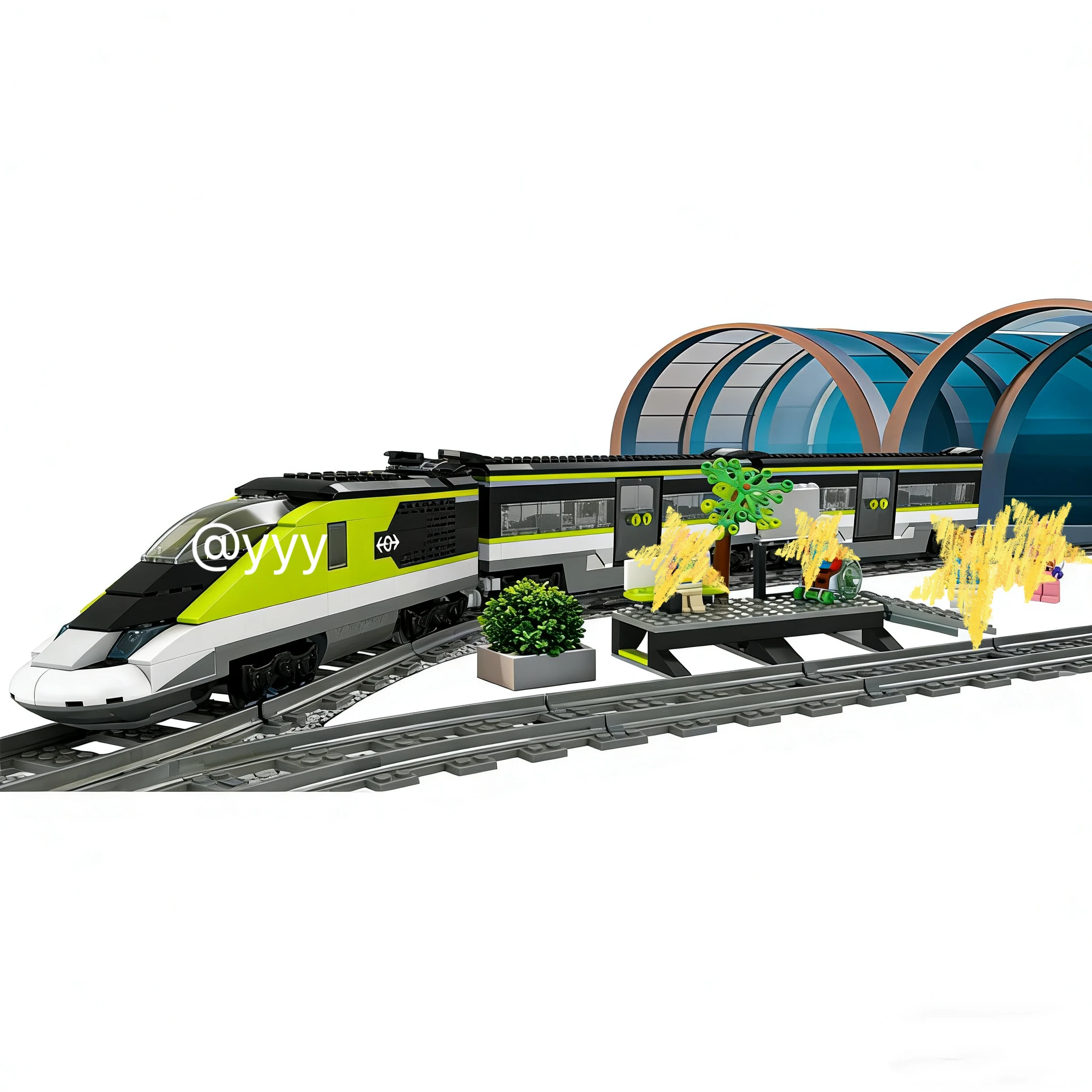 

Новинка/6108: Городской высокоскоростной поезд, грузовой локомотив и набор железнодорожных путей — игрушки для детей и взрослых, подарки на день рождения и Рождество