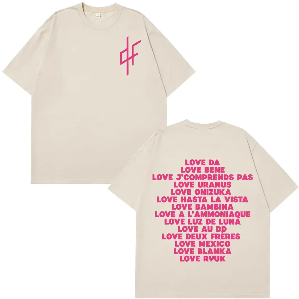 I Love PNL 패션 그래픽 프린트 하라주쿠 티셔츠 남녀 힙합 반팔 루즈 캐주얼 코튼 티셔츠