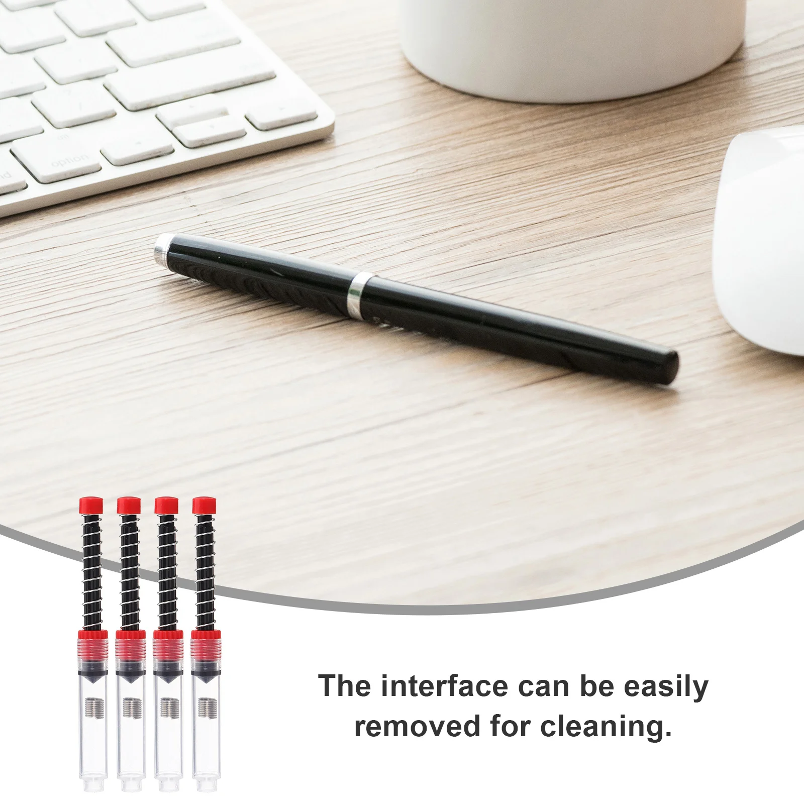 

12Pcs Ink Converter for Pen Stable Plastic Material Fountain Pen Accessories Save Money Reduce Waste School Supplies