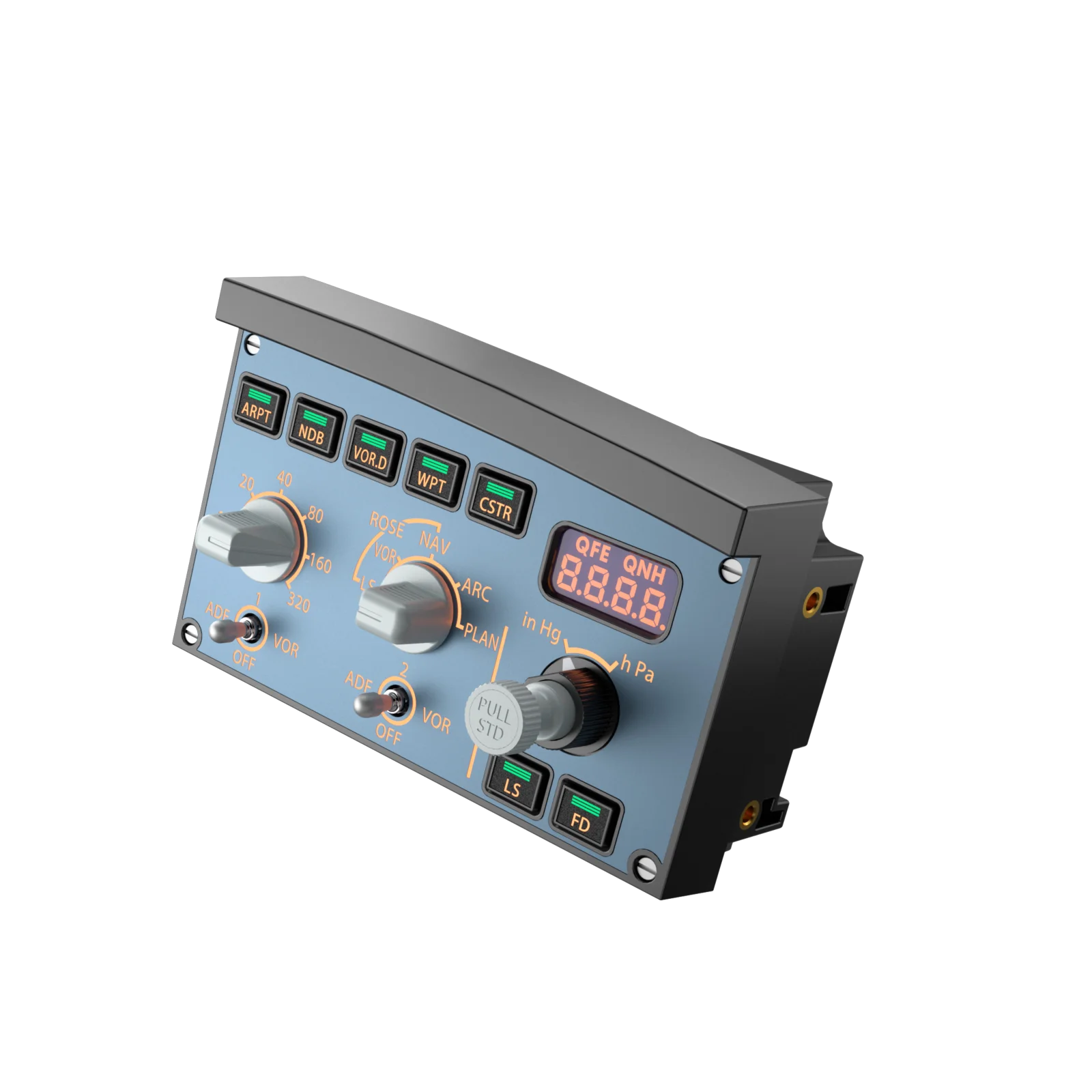 Full-size Simulation Airbus A320 EFIS Control Panel | Supports X-Plane MSFS