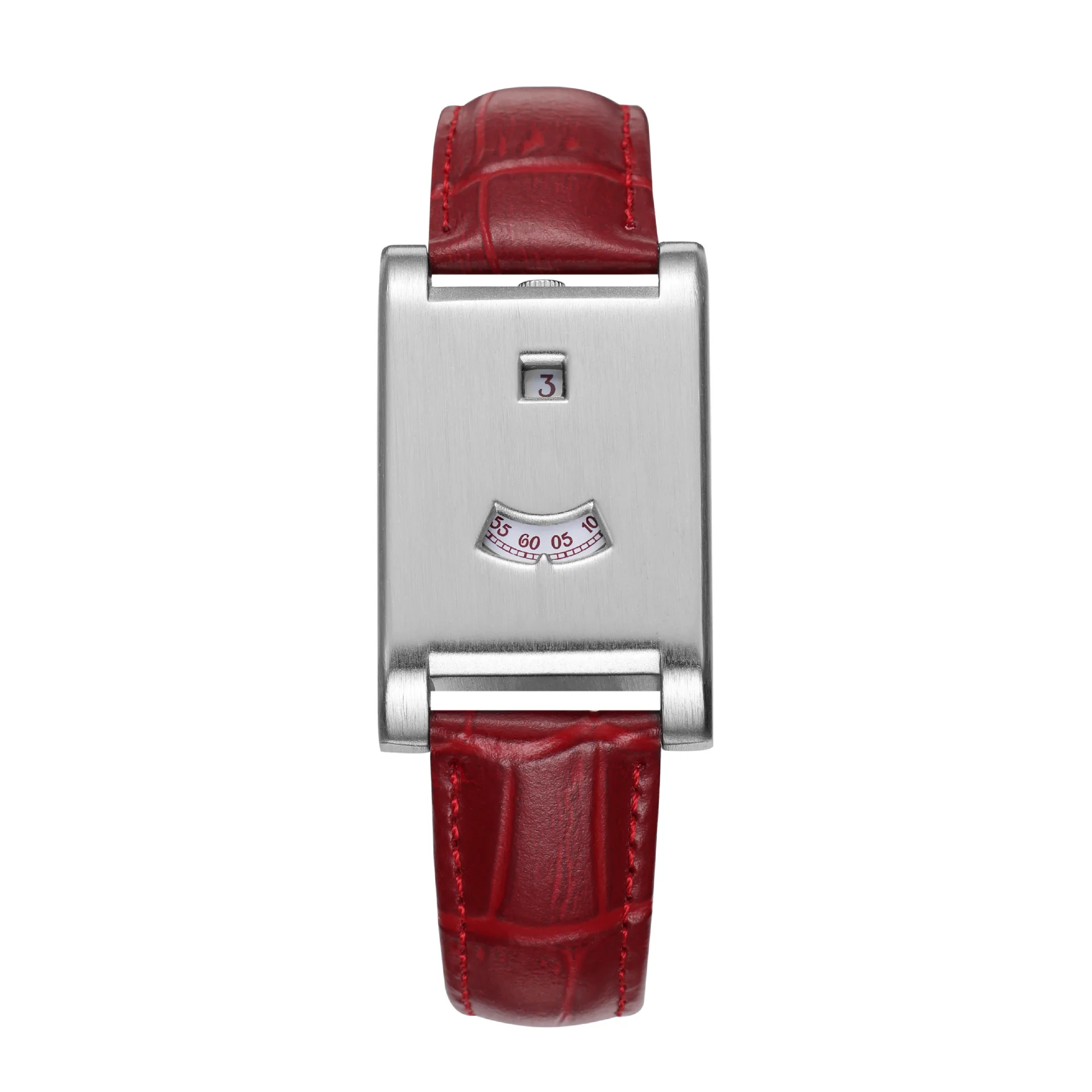 Minimal Square Wooden Watch New Couple Fashion Smooth Square Shell Soft Leather Pin Buckle Waterproof Wristwatch view 5
