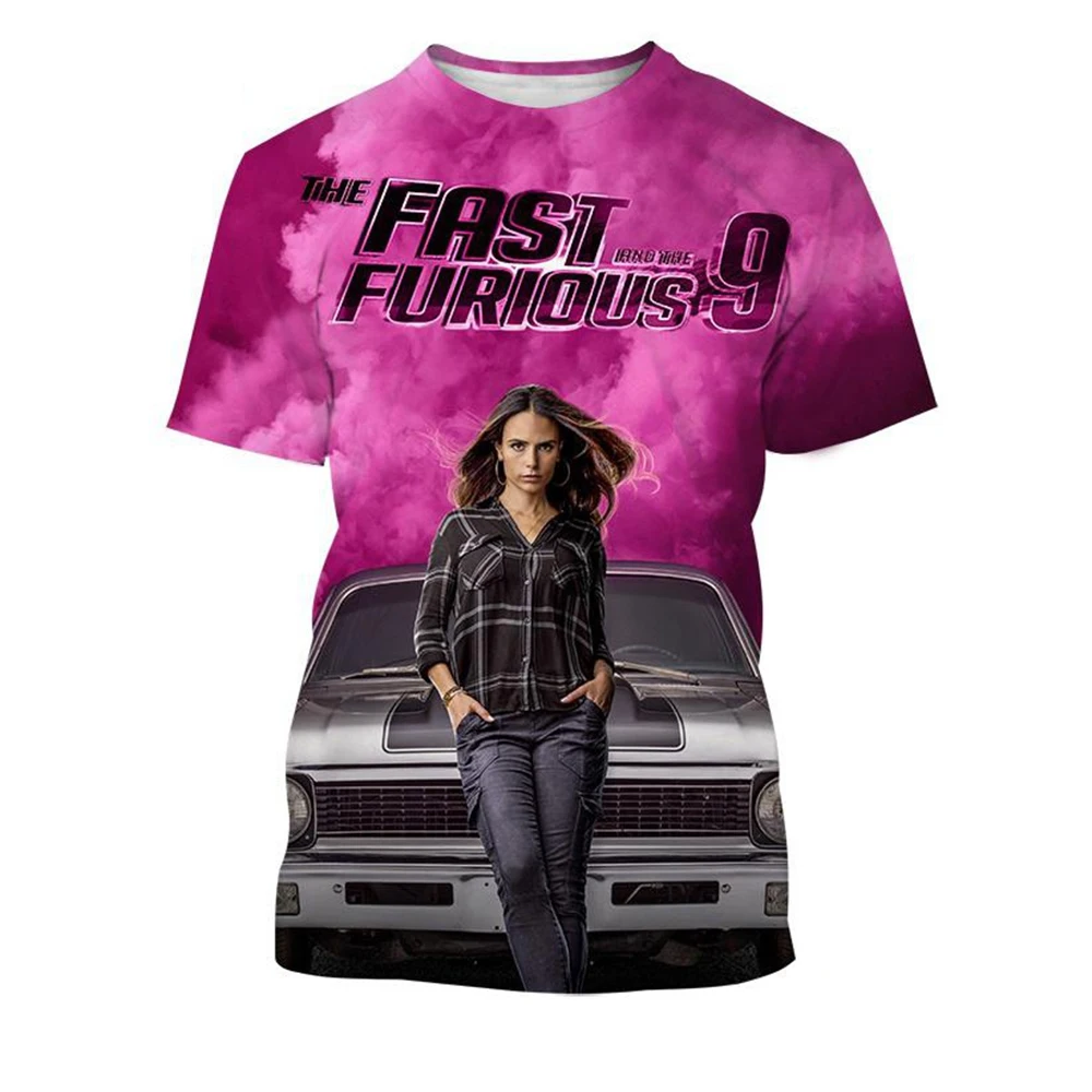 Summer Latest Fashion Cool Casual 3D Printed T-shirt Personalized Racing Hip Hop Round Neck Comfortable Short Sleeve - view 3