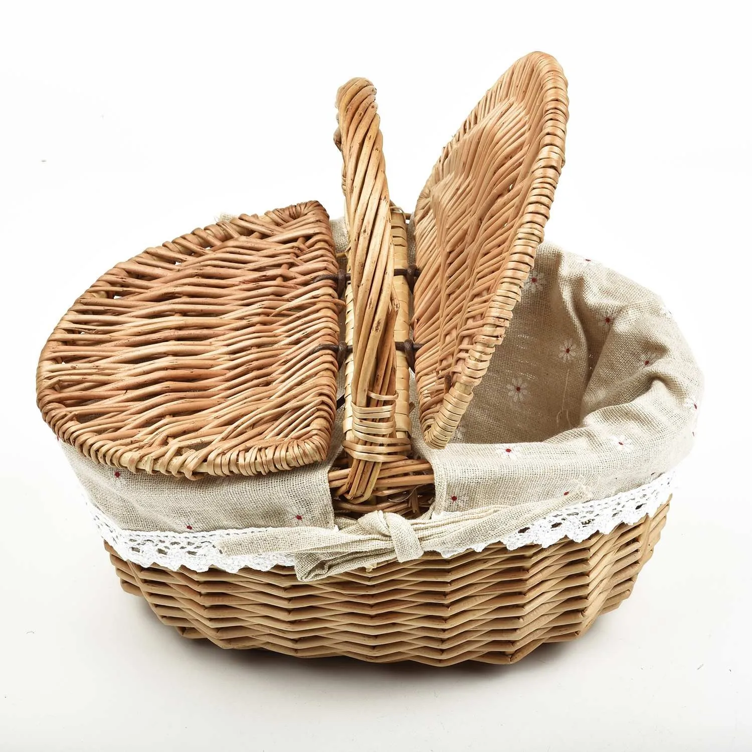 Brand New Storage Basket Picnic Basket Gift-Giving Flower Basket Household Decoration Outdoor Activity Accessories The Cane