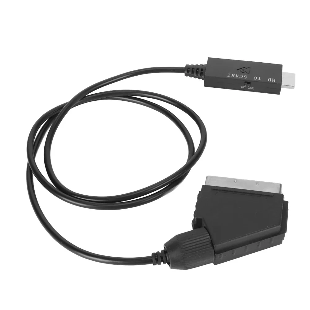 Support PAL NTSC HD Multimedia Interface Cable HD Digital Multimedia Interface SCART Converter Adapter for TV VHS VCR DVD - view 4