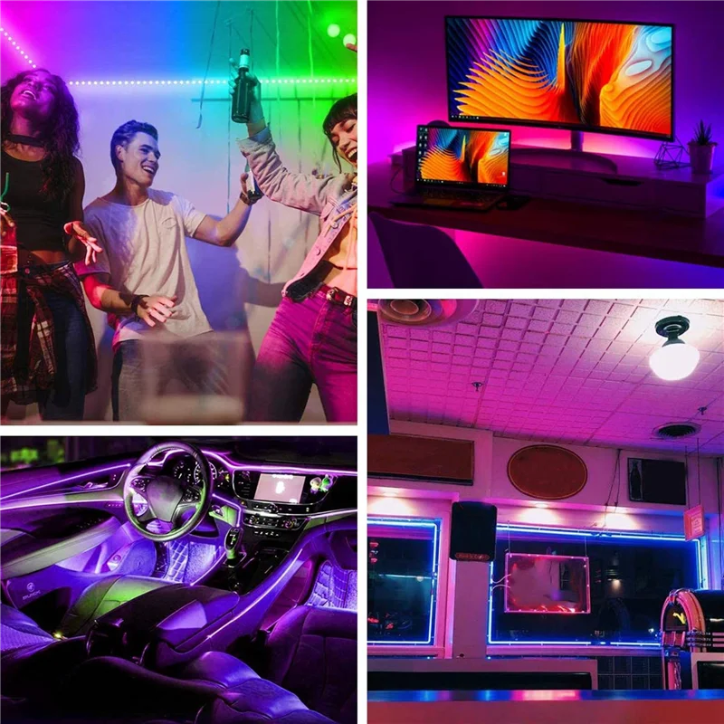 3X LED Light Strip Connectors 4 Pin RGB LED Lights Connectors, Gapless, L Shape Connectors For SMD 5050 LED Strip-AT36