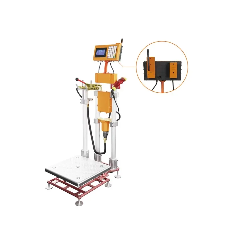 Smart Control Semi-Automatic Liquefied Gas Filling Equipment Cylinder Refilling Device Paper Cartons For Butane Propane