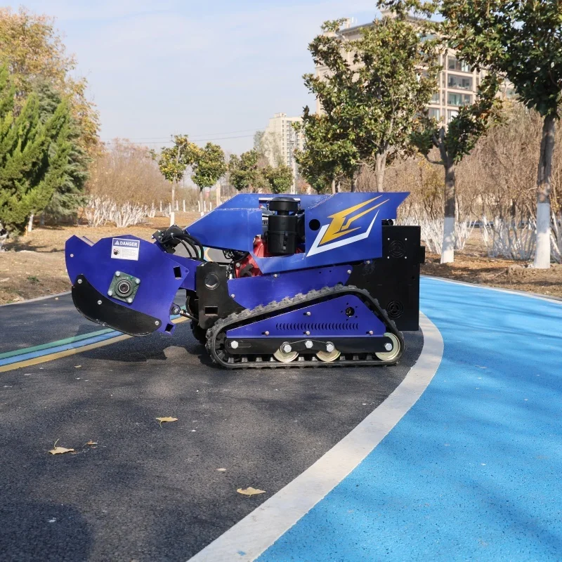 

Customized All Terrain Intelligent Remote Robot Remote-controlled Lawn Mower for Agriculture Forestry Household Small flailmower