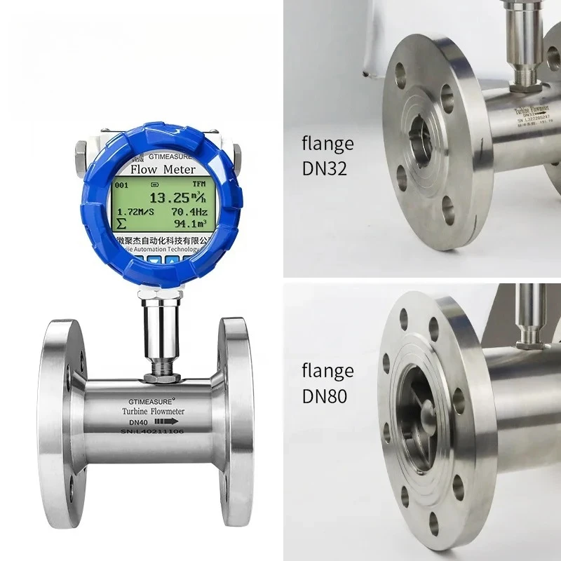 4-20mA Pulse Modbus Output Analog Flowmeter Air Alkohol Minyak Bahan Bakar Susu Flowmeter Digital Flow Meter