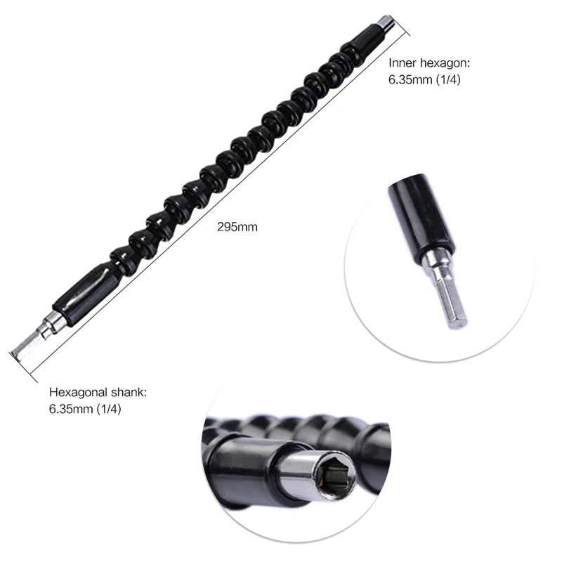 1/4 "Гибкая Φ удлинитель Dremel Link Rod Drill, гибкий соединительный элемент, аксессуары для электроинструмента