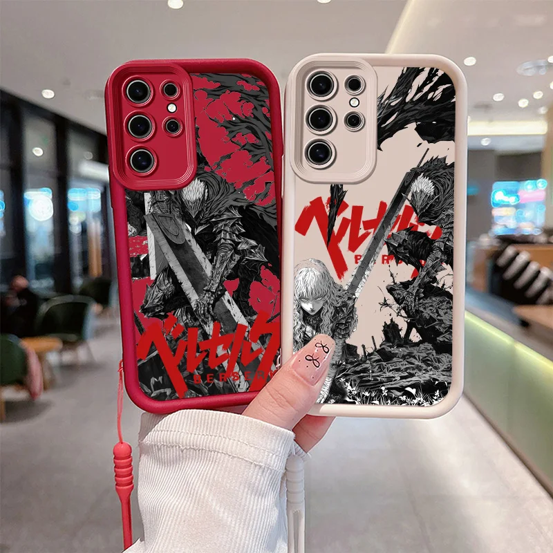 Властный Берсерк для Samsung Galaxy S25 S24 S23 S22 S21 S20 FE Note 20 Ultra Plus Eyes, лестница, веревка, мягкий чехол, силикон