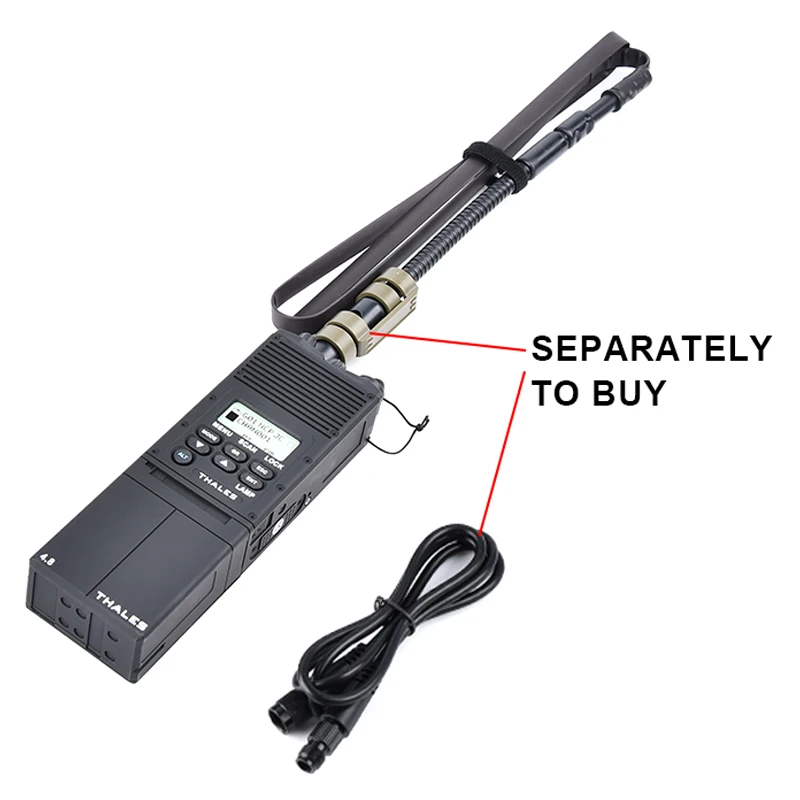 WADSN Tactical Military Softair Army Radio PRC-148 PRC 152 Dummy Radio Case Antenna Package Talkie Walkie PRC 148 PRC152 Cosplay