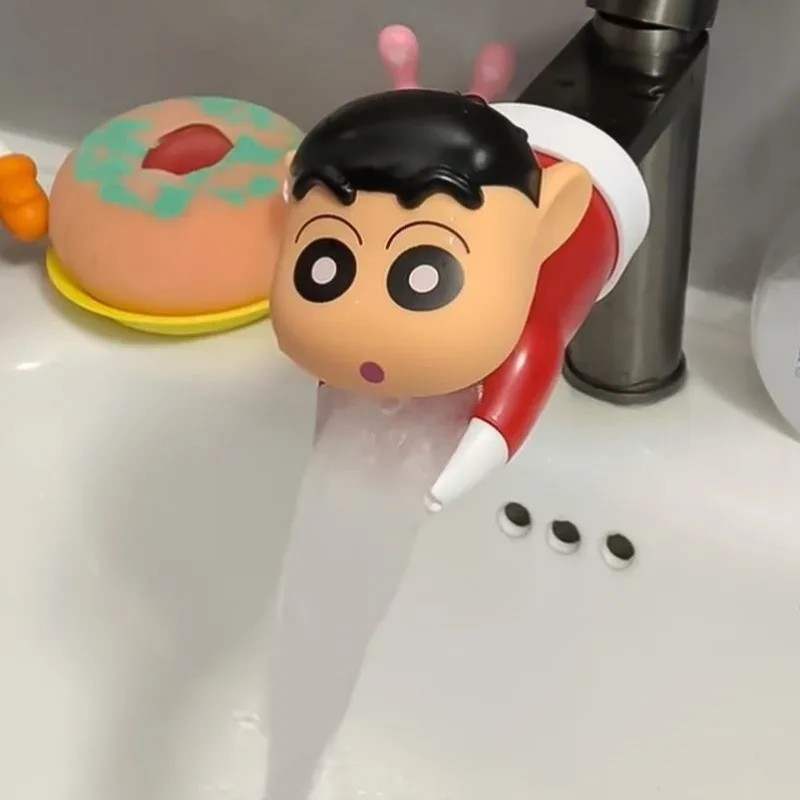Crayon ShinChans Cute Cartoon Anti-Splash Faucet Extender Water Filter Tap Nozzle Aerator for Kitchen Bathroom Sink Water Saving