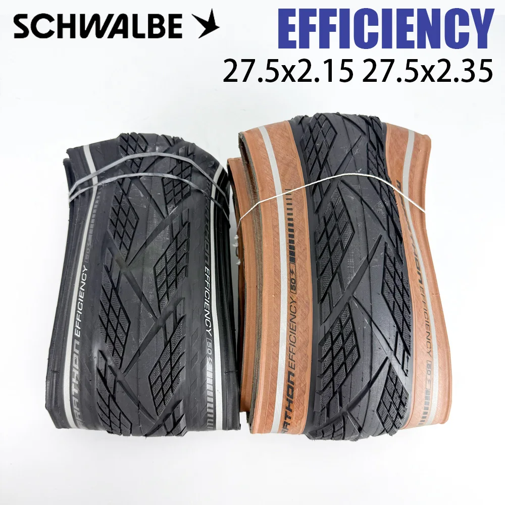 SCHWALBE MARATHON EFFICIENCY 27.5x2.15 27.5x2.35 Bicycle Tire in