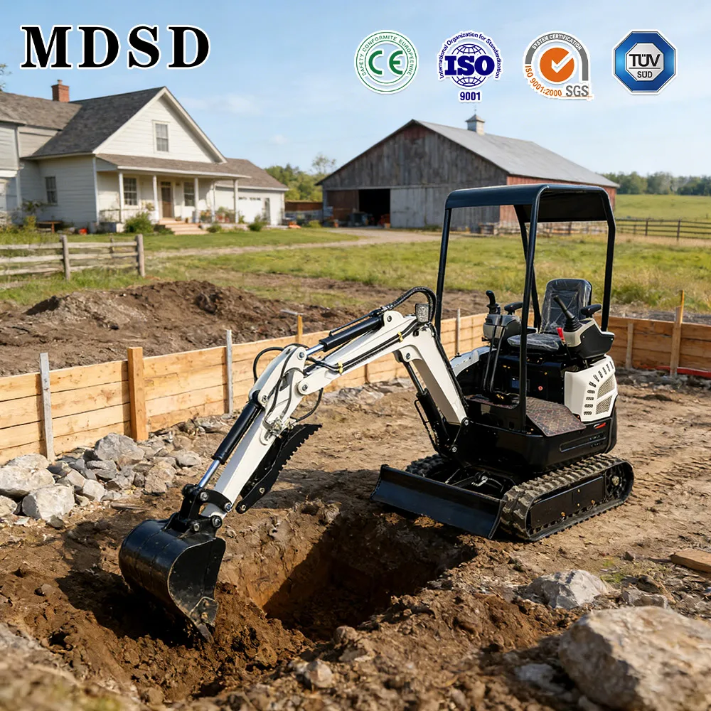 Mini Excavator For Yanmar/Kubota Engine Emission Compliance Shock Absorption Chassis Complete Accessories Global Free Shipping view 5