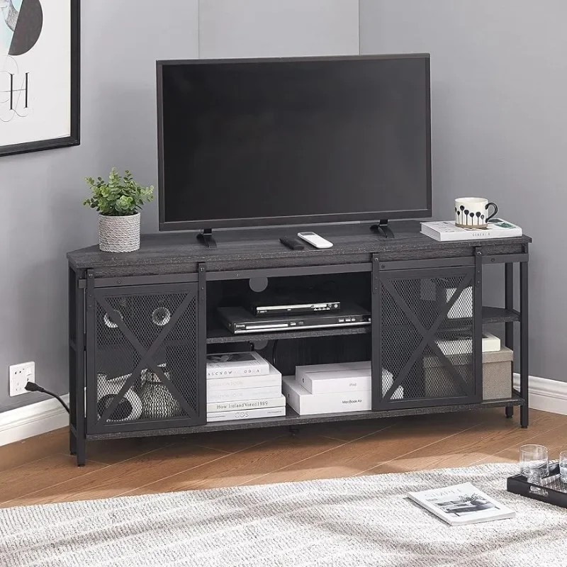 HOMISSUE Corner TV Stand for up to 65