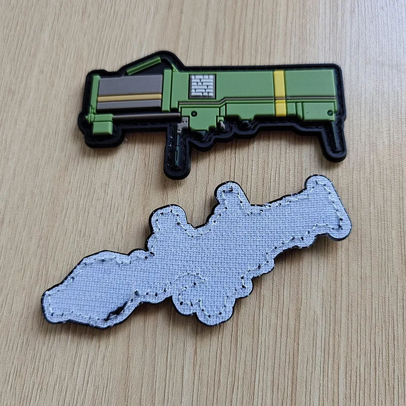 Parche táctico PVC 3D de sujeción para mochila y chaleco - imagen 3