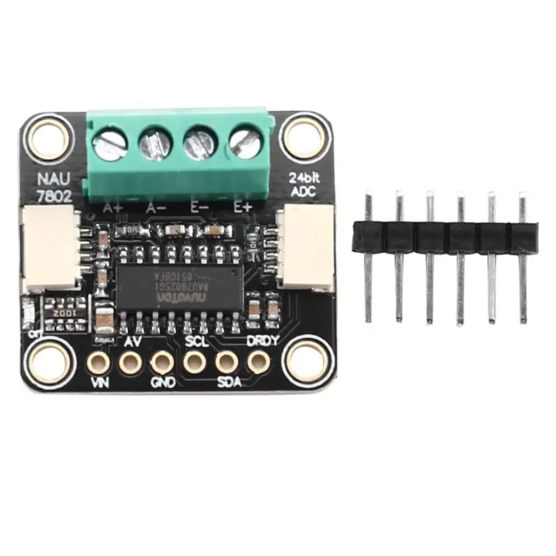 

Модуль АЦП B63B-4538 NAU7802 24-битный, высокоточный, STEMMA Qwiic, для проектов передовой электроники