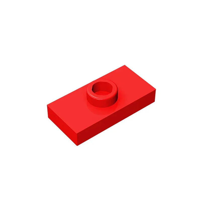 Gobricks GDS-803 PLATE 1X2 W. 1 KNOB compatible with lego 15573 3794 children\'s DIY Educational Building Blocks Technical