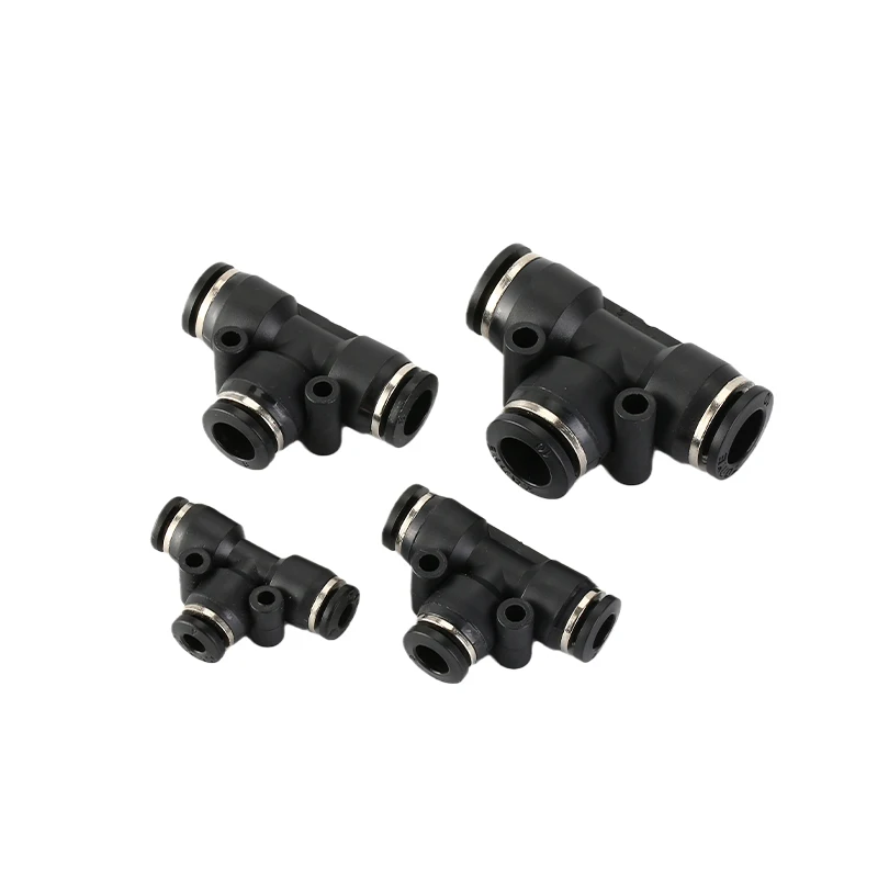 Better Quality Pneumatic Fitting Pipe Connector Quick Release Coupling 4mm 6mm 8mm 10mm 12mm PU PV PE HVFF PY Tube Connectors