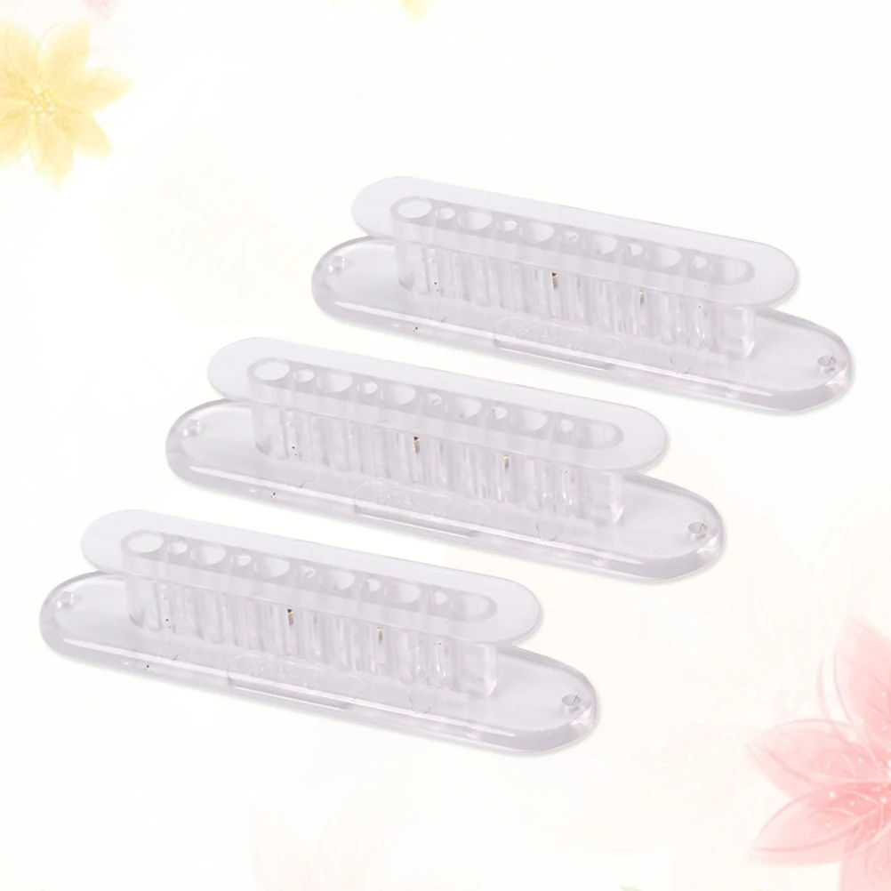 

3Pcs Transparent Pickup Bobbin Humbucker 48mm Screw Side for Guitar Pickup Makers Durable Guitar Accessories Humbucker Bobbin