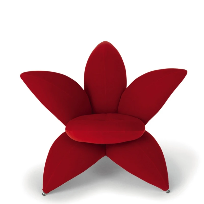 

Light luxury, minimalist trumpet, flower chair, lily flower creative living room, balcony, single