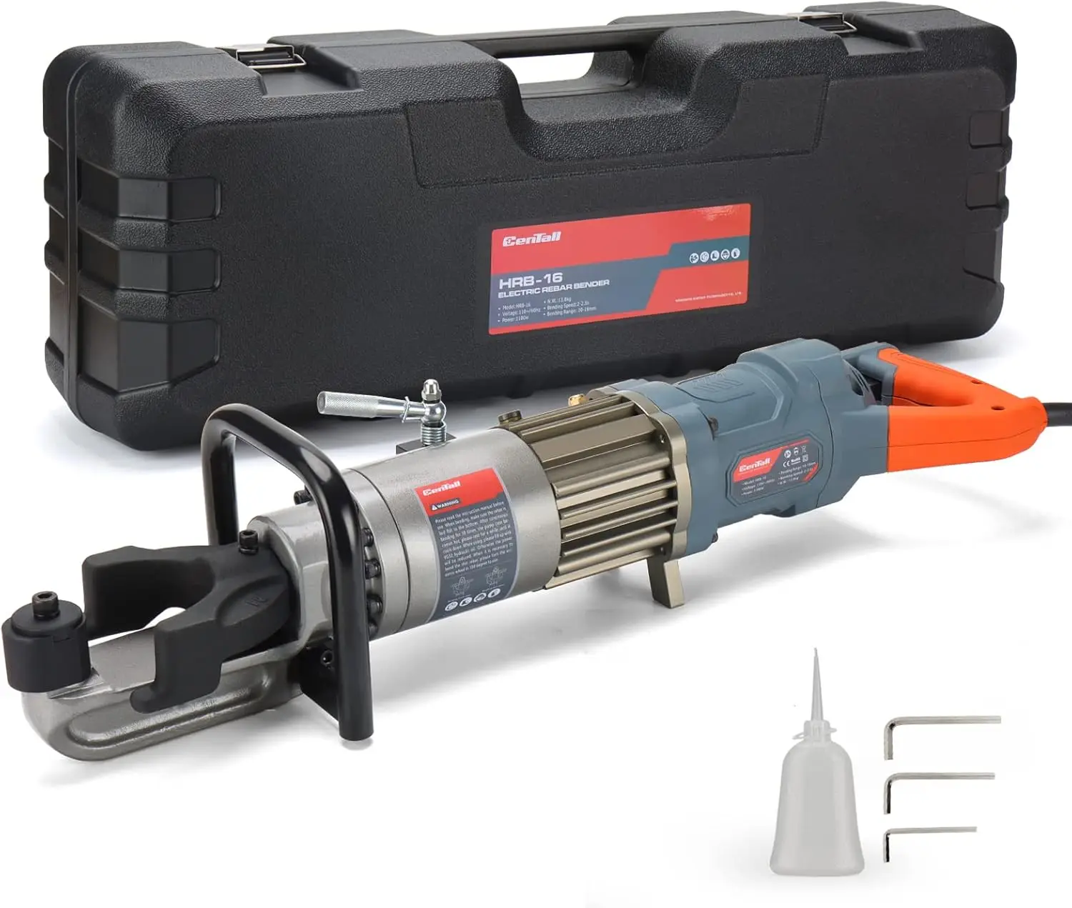 

5 8 Inch Electric Rebar Bender 1100 W Hydraulic Rebar Bending Machine Max16 mm Rebar within 2 2 5 s Easy Bending
