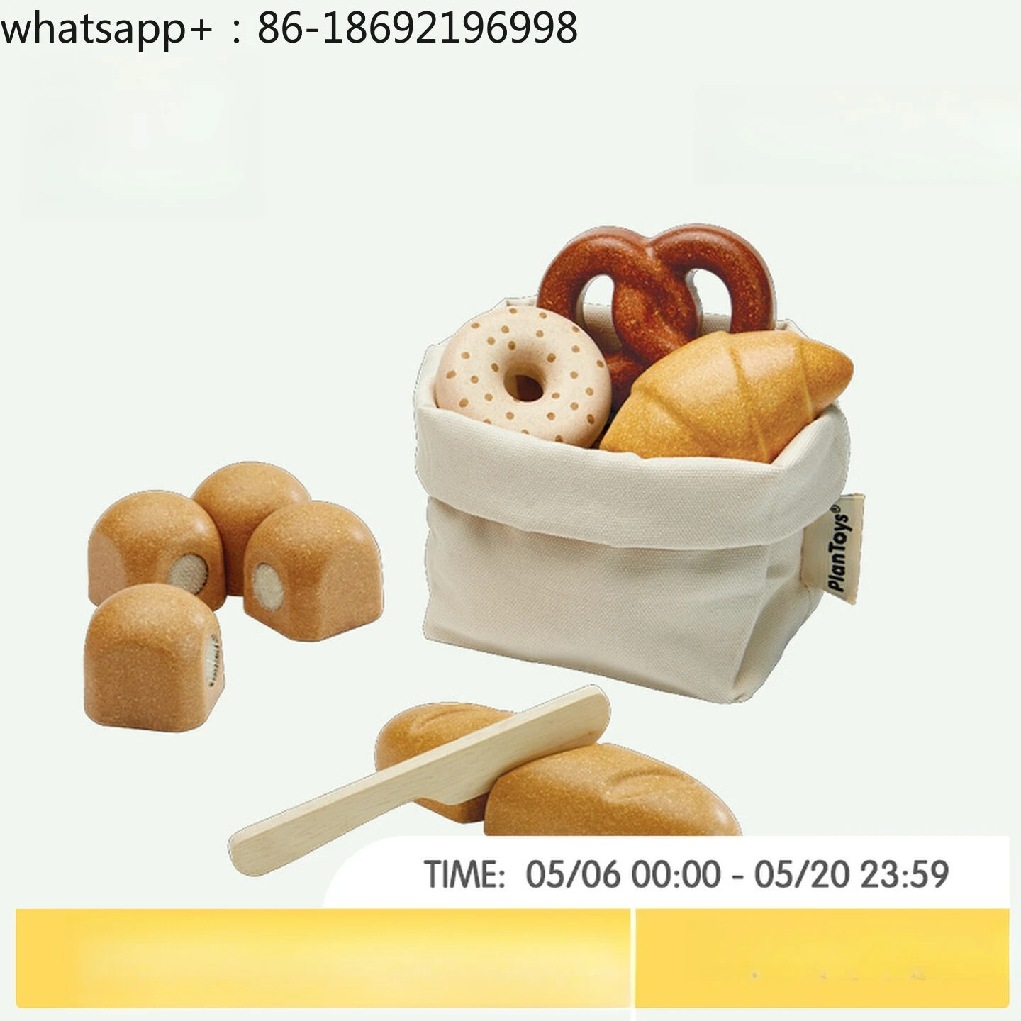 Children's Toys Western Bread Wooden Play House 1 Year Old Gift Boy Girl