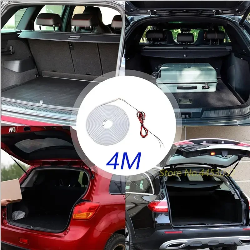 لأودي Q7 4L 2006-2015 سيارة جذع LED مصباح لتهيئة الجو قطاع عدة سهلة التركيب مشرق الإضاءة الداخلية 157 بوصة 12 فولت