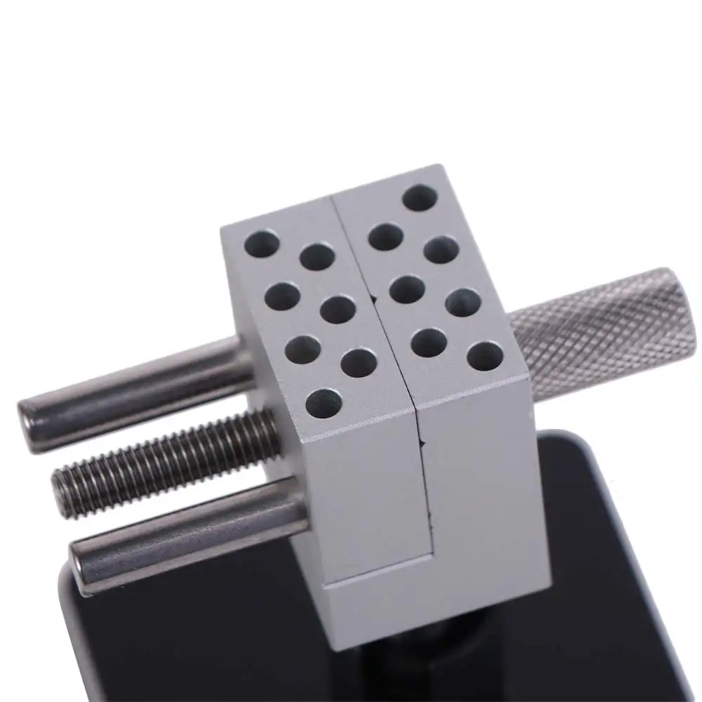 

Aluminum Alloy Mini Table Vise Model Building Model Assembly 2in1 Bench Vise 14 Holes Detachable Mini Vise DIY DIY Accessary