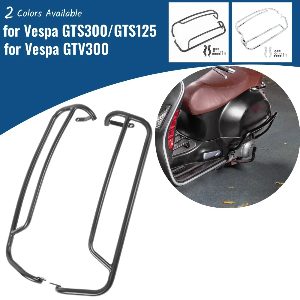 

GTS300 GTV300 Engine Guard Bumper Motorcycle Highway Crash Bar For Vespa GTS GTV 300 2007-2022 Frame Protector Accessories