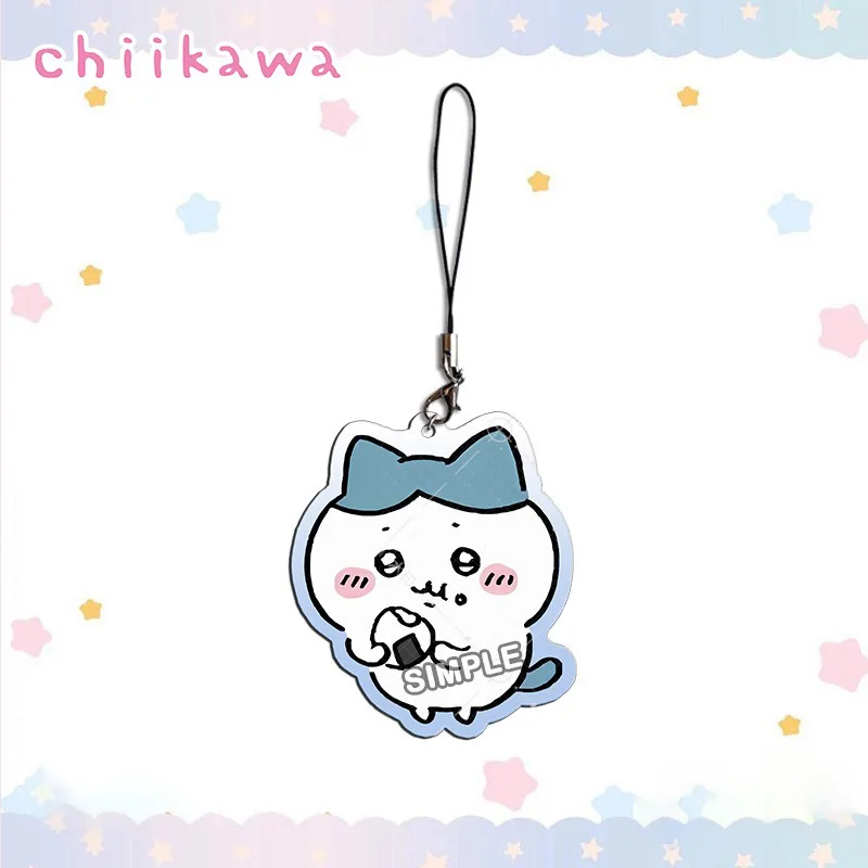 Chiikawa Food Series Keychain Hachiware Usaki Cute Ultra-clear Acrylic Key Chain Anime Acrylic Phone Strap Backpack Pendant Gift - Image 5