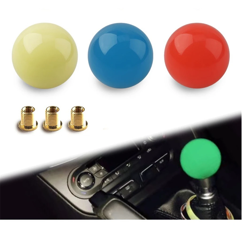 

Универсальная автомобильная акриловая ручка переключения передач, светящаяся автомобильная ручка переключения передач, рычаг переключения передач с механической коробкой передач, автомобильный Стайлинг AT MT