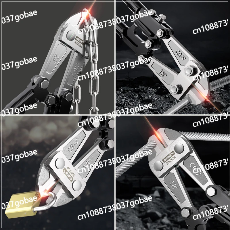 Pliers Steel Cutting Pliers Wire Cutter Vise Grips Scissors Iron Chain Scissors Lock Iron Wire Damage Scissors Artifact