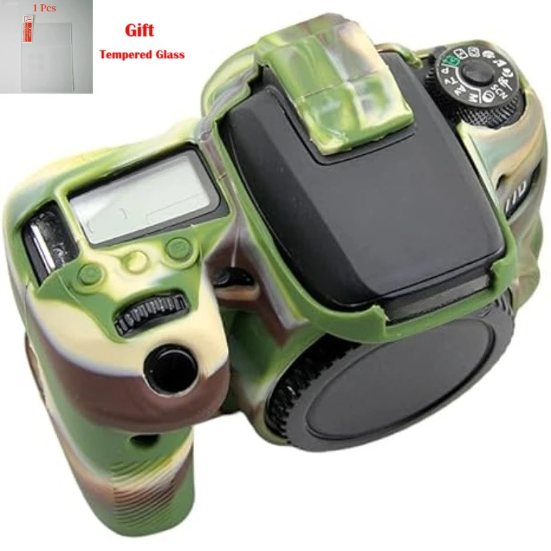 

For Canon EOS 77D Camera Accessories Protective sleeve soft photography bag SLR camera bag silicone case + free tempered film