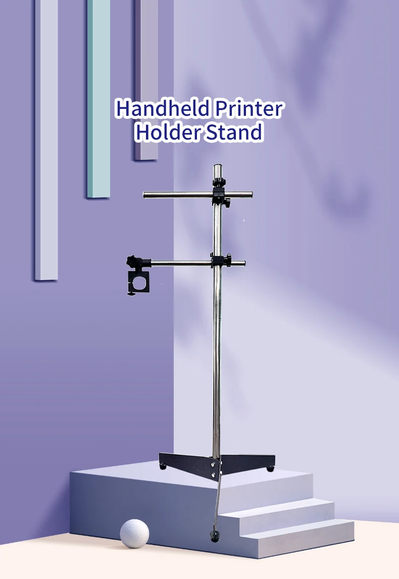 120cm Handheld Inkjet Printer Brackets Stainless Steels Stand Holder for Printin
