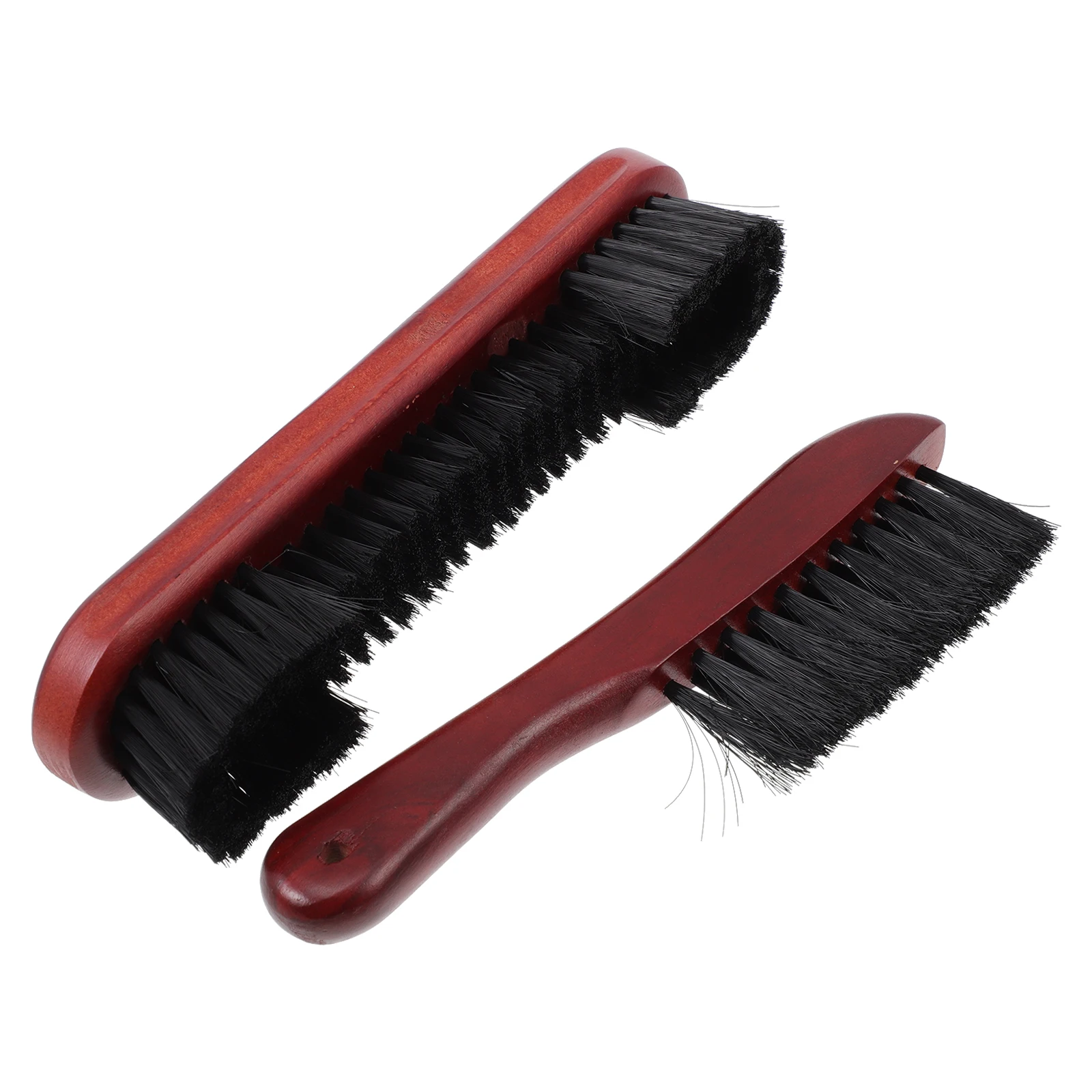 

2Pcs Cleaning Long Bristle Pool Wood Handle Table Brush Horseshoe Shape Corner Cleaner Billiard Table Brush Wood Handle