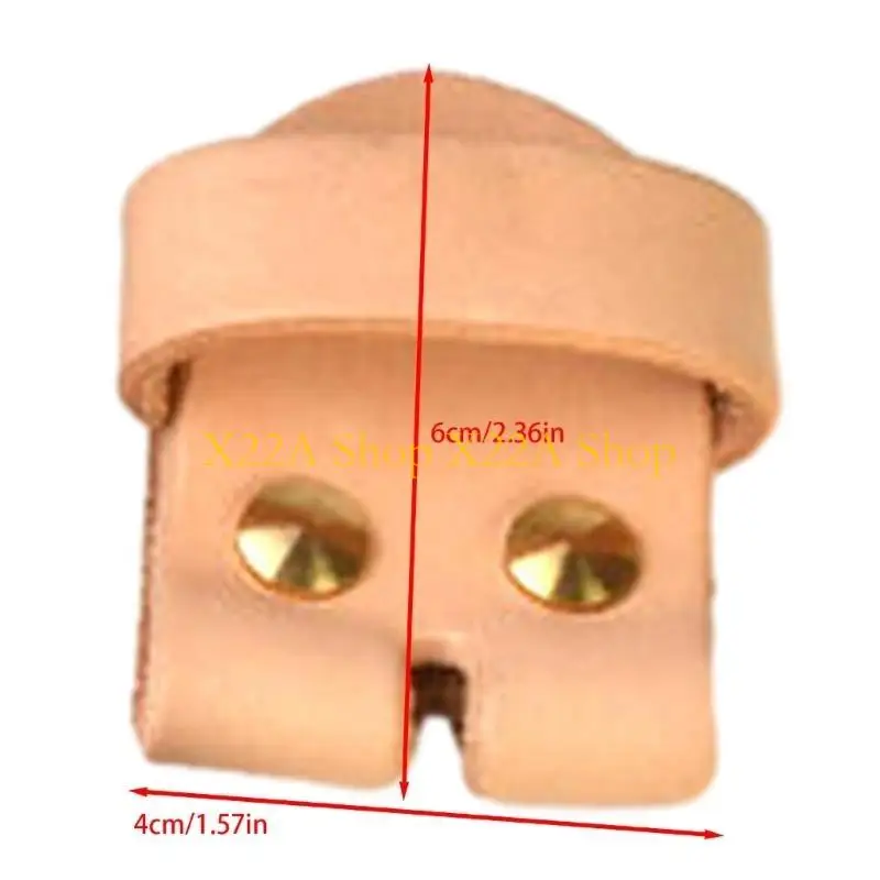 Unique Stylish Leather Belt Buckle Strap Connector with Keeper Rivets for DIY Pin Buckle Belt Maintenance Crafting Supplies